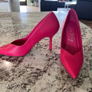 Vibrant Pink Stiletto Heels